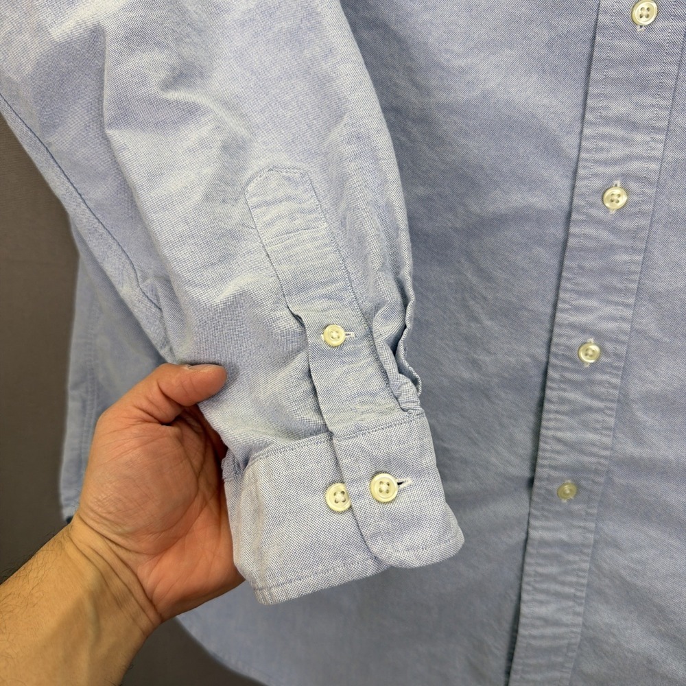 Polo Ralph Lauren Light Blue  Yarmouth cotton oxford button-down shirt XL - Picture 3 of 7